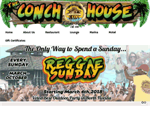 Tablet Screenshot of conch-house.com